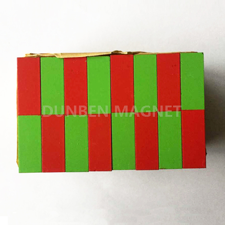  Red painted magnets School Education Permanent AlNiCo Magnet