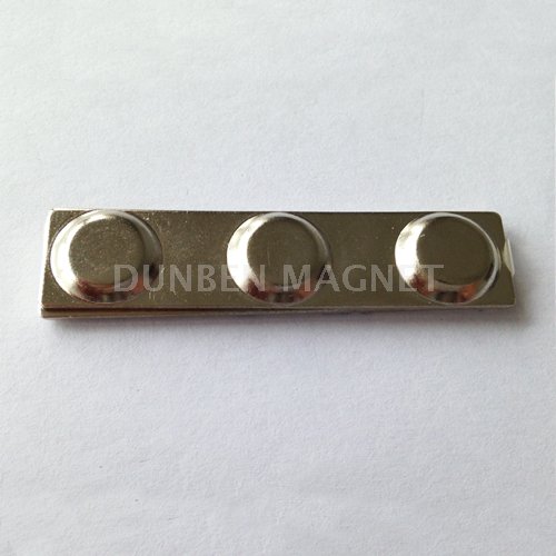Metal Name Badges Magnet Caution Magnetic Holder, Magnetic Badge Holder, Magnetic Name Tags, Steel Name Badge Magnetic Attachments